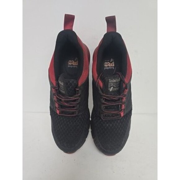 Timberland PRO Men's Radius Comp. Toe Work Shoes A29C6 Black/Red Size 8W - Picture 6 of 8